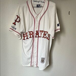 Vintage White Pittsburgh Pirates Jersey